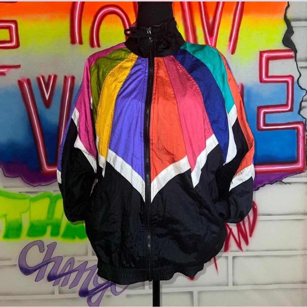 Colorful Women's Windbreaker Jacket